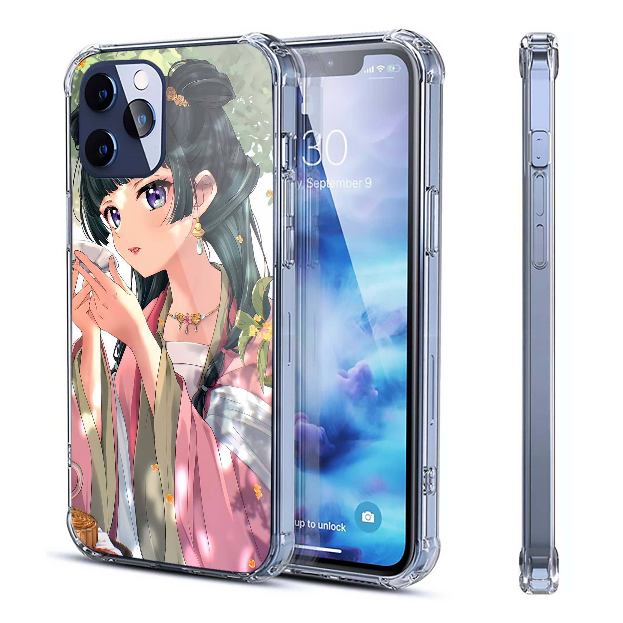 （画像用） 薬屋のひとりごと The Apothecary Diaries 【iPhone 12シリーズ対応】透明スマホケース（クリアソフトケース）